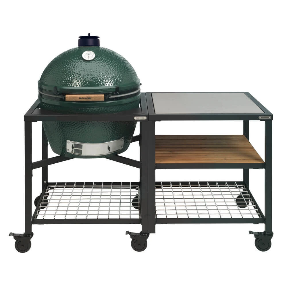 Big Green Egg Modular Outdoor Workspace Compleet Systeem SS-Wood-Grid Incl. XXL Barbecue 3 Big Green Egg Modular Outdoor Workspace Compleet Systeem SS-Wood-Grid Incl. XXL Barbecue