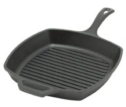 Lodge Logic Vierkante Grillpan 26 Cm Gietijzer Zwart