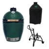 Big Green Egg Medium Barbecue ø 38 Cm Keramiek Groen Met IntEGGrated Nest, Handler En Hoes -Big Green Egg Verkoop bge hoofd 2 large integgrated nest handler cover 1 1