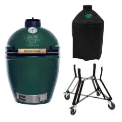 Big Green Egg Large Barbecue ø 47 Cm Keramiek Groen Met Onderstel En Hoes -Big Green Egg Verkoop bge hoofd 2 large nest cover