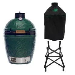 Big Green Egg Medium Barbecue ø 38 Cm Keramiek Groen Met Onderstel En Hoes -Big Green Egg Verkoop bge hoofd 2 medium nest cover