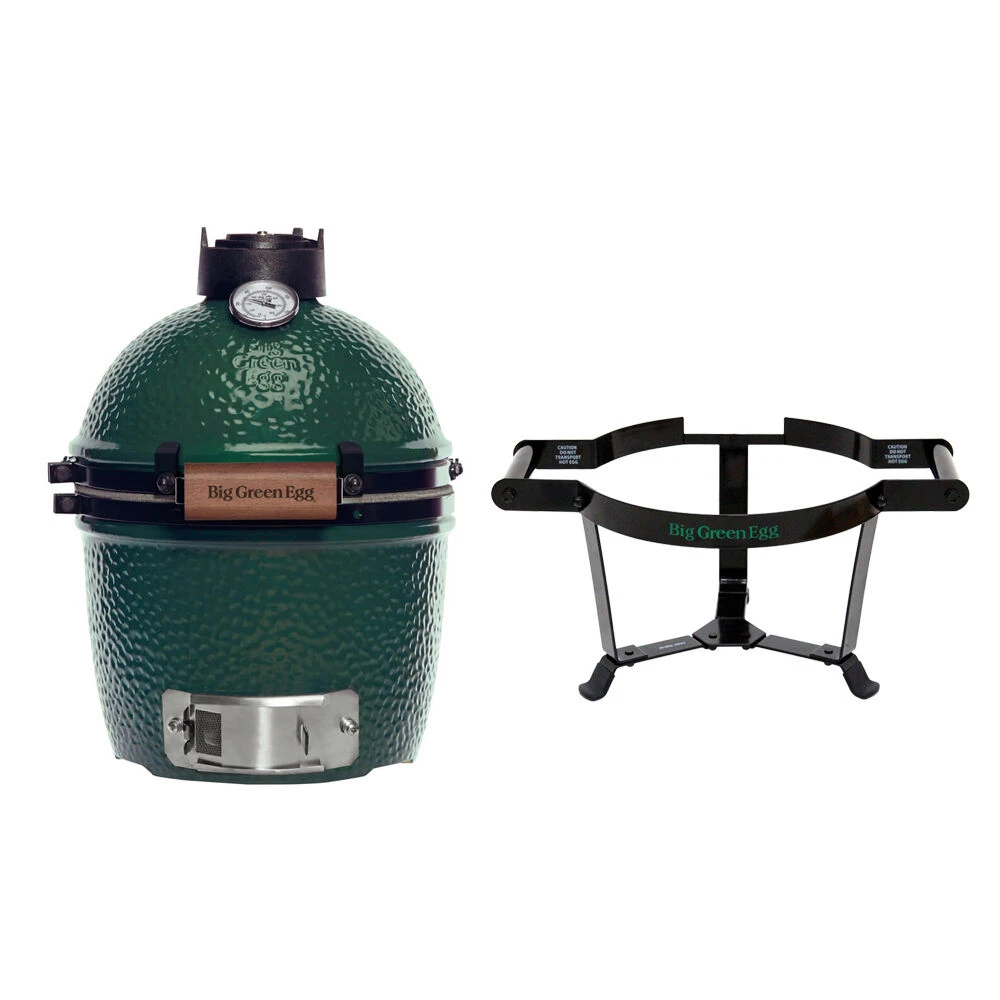 Big Green Egg Mini Barbecue ø 25 Cm Keramiek Groen Met Carrier 5 Big Green Egg Mini Barbecue ø 25 Cm Keramiek Groen Met Carrier - Afbeelding 3