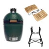 Big Green Egg Small Barbecue ø 33 Cm Keramiek Groen Met Onderstel En Acaciahouten Zijtafels -Big Green Egg Verkoop bge hoofd 2 small nest acacia