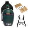 Big Green Egg Small Barbecue ø 33 Cm Keramiek Groen Met Onderstel, Acaciahouten Zijtafels En Hoes -Big Green Egg Verkoop bge hoofd 2 small nest acacia handler cover