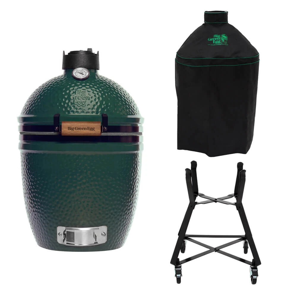 Big Green Egg Small Barbecue ø 33 Cm Keramiek Groen Met Onderstel En Hoes 6 Big Green Egg Small Barbecue ø 33 Cm Keramiek Groen Met Onderstel En Hoes - Afbeelding 4