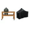 Big Green Egg Acacia Table Incl. Nest, Wielen, Hoes En Extra Large Barbecue -Big Green Egg Verkoop big green egg acacia table incl. nest wielen hoes en large barbecue 1 1