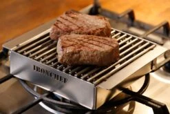 Ironchef Lavagrillpan 26 X 21 Cm Rvs 10 Ironchef Lavagrillpan 26 X 21 Cm Rvs -Big Green Egg Verkoop eav1096