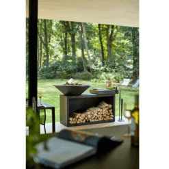 OFYR Island Black 100-100 Vuurkorf - Barbecue Met Meubel En Plank Van Donkergrijs Keramiek -Big Green Egg Verkoop ofyr island black 4
